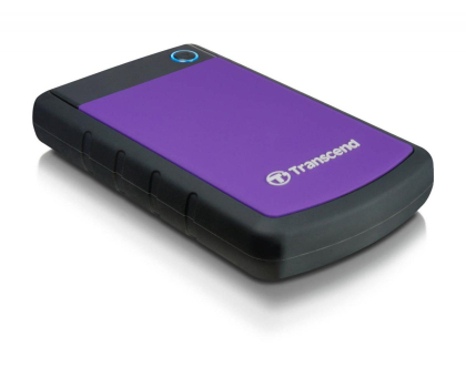 Dysk zewnętrzny Transcend StoreJet 25 H3P 1TB USB 3.2 Gen. 1 Fioletowy